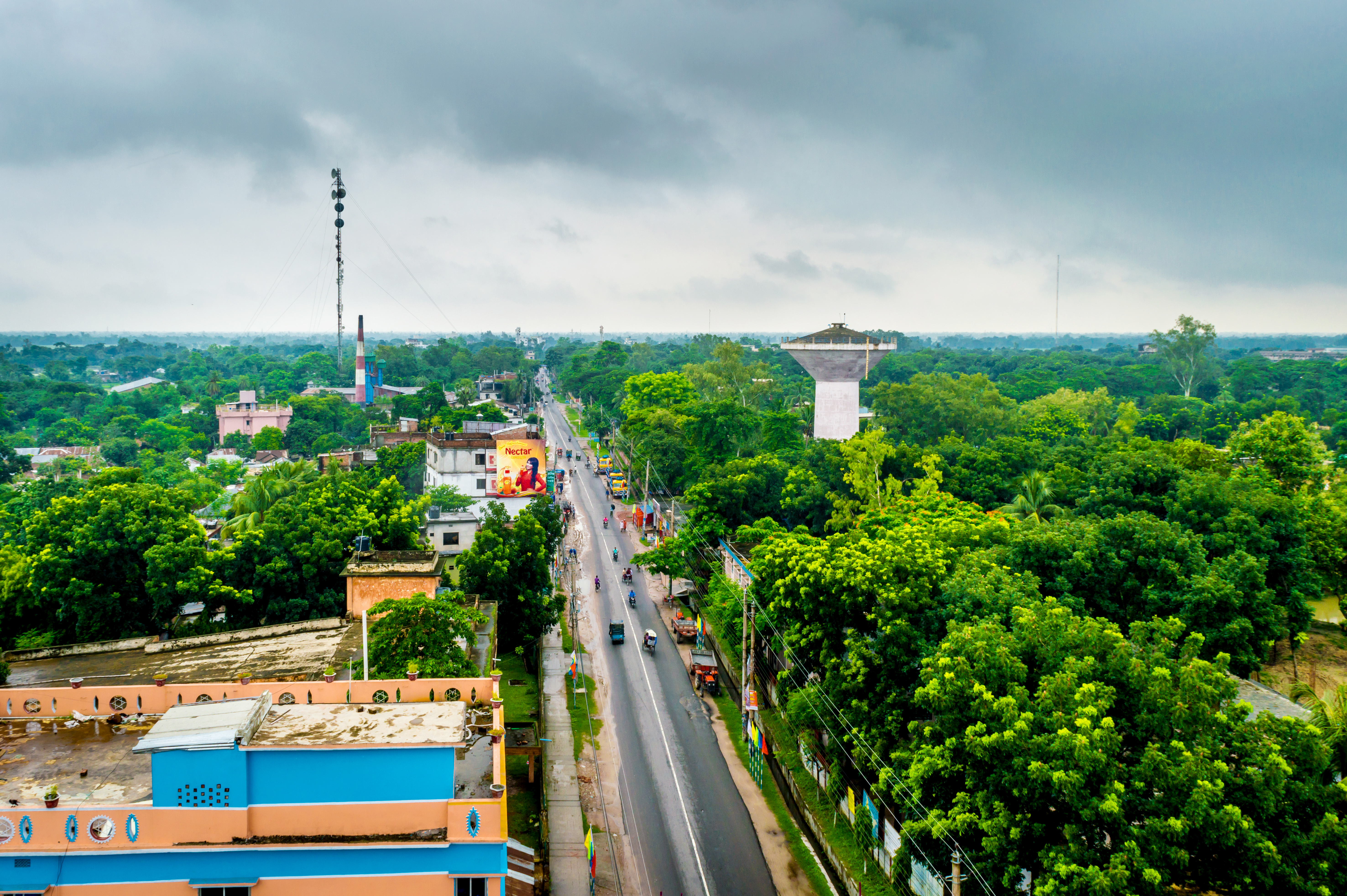 জয়পুরহাট জেলার সবুজ গ্রামীণ এলাকা। ছবি: Md. Nabial Haramian / উইকিমিডিয়া কমন্স (CC BY-SA 4.0)