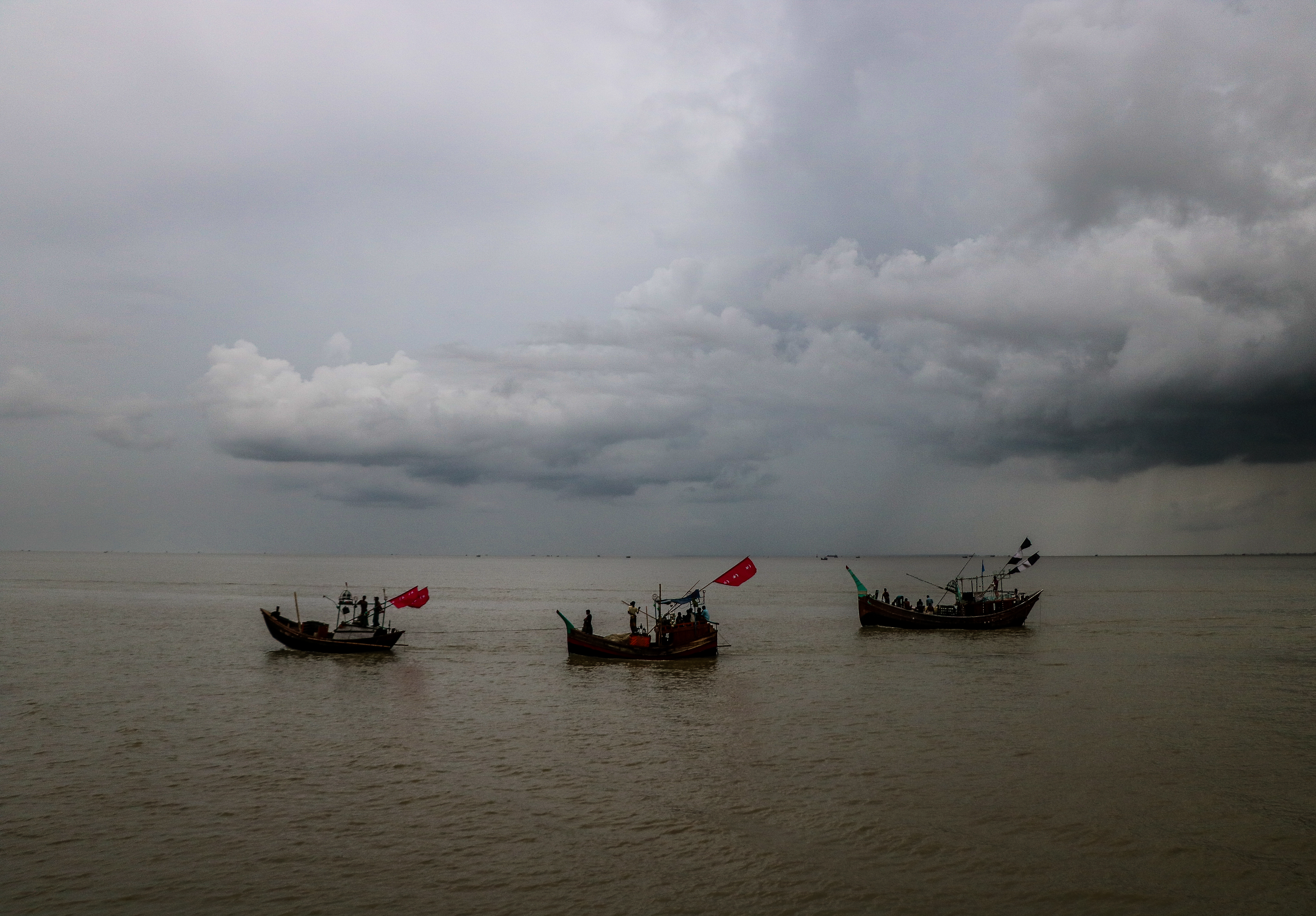 লক্ষ্মীপুরের রামগতিতে মেঘনা নদী (২০১৭ সালের ছবি)। ছবি: Asikul Islam Himel / উইকিমিডিয়া কমন্স (CC BY-SA 4.0)